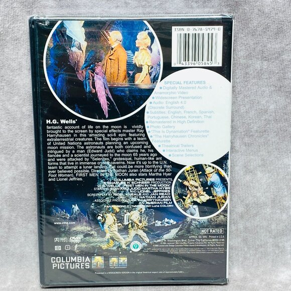 H.G. Wells First Men In The Moon (2002, DVD) Sci-Fi Dynamation Classic - Picture 2 of 8